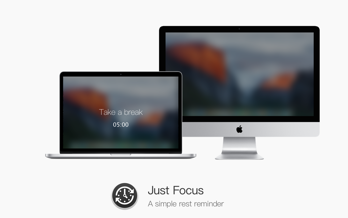 Mac 全屏休息提醒 Just Focus